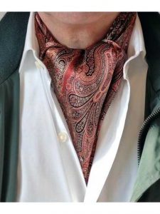 Foulard carré de soie pour homme made in France